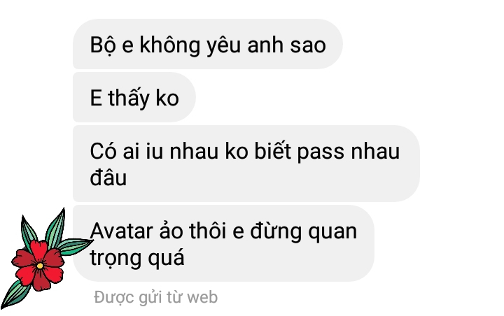 Người yêu muốn share nick game và Facebook Người yêu muốn share nick game và Facebook