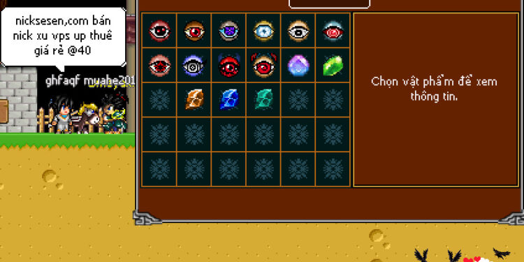 Hệ Thống Danh Vọng Trang Bị Trong Ninja School Online