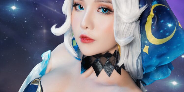 Bộ ảnh cosplay Yena Dạ Nguyệt Thánh Nữ LQMB cực đẹp
