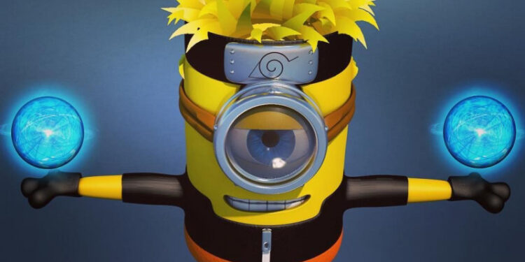 Minions khờ khạo "cosplay" các nhẫn giả trong Naruto cực ngầu