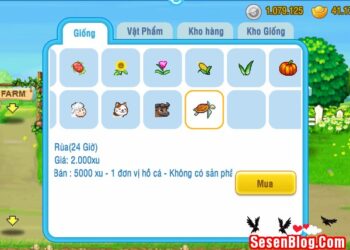 Vật nuôi mới: “Rùa” đã được cập nhật tại Nông Trại AVATAR