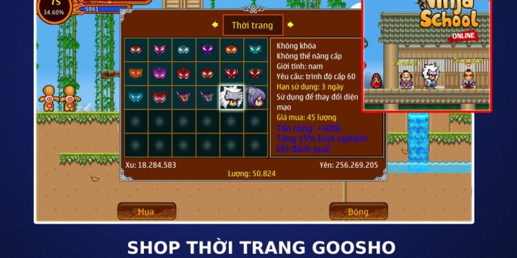 Ninja School: Mặt nạ thời trang, bạn thích dùng loại nào nhất?
