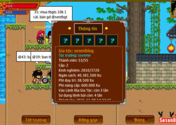 Tổng hợp số Xu và Exp cần thiết để nâng gia tộc trong Ninja School