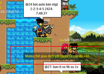 Ninja School: Fix lại level giao dịch, treo Shinwa